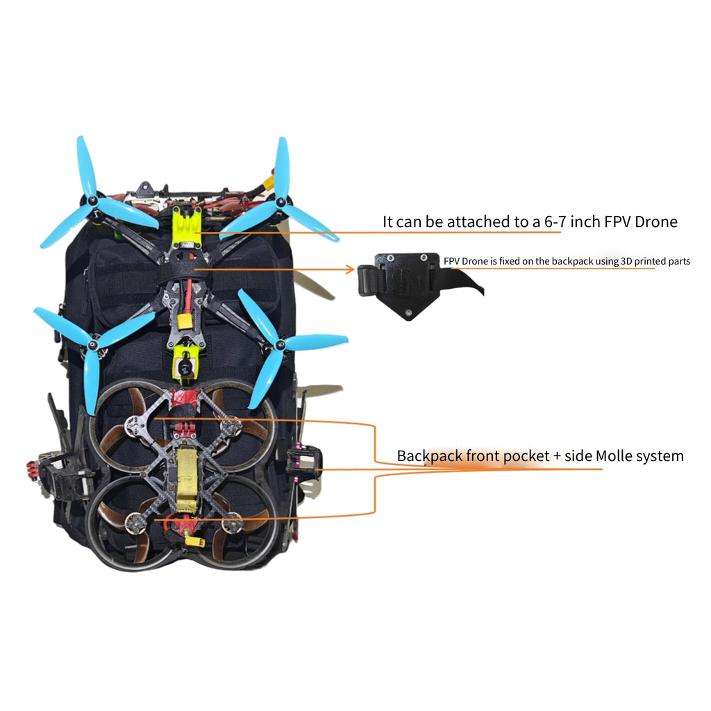 QiiFPV FPV Drone Backpack