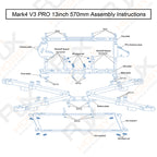 RJX Mark4 V3 Pro 13 inch FPV Frame Kit