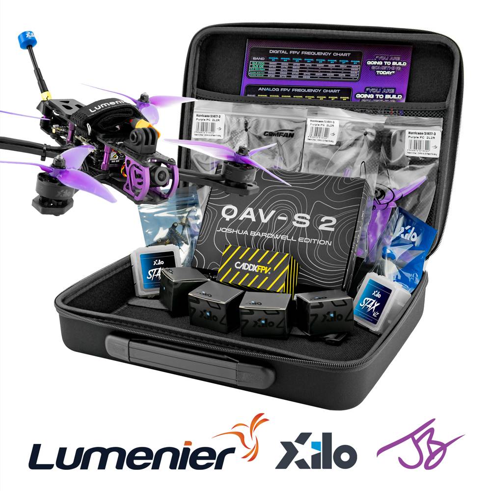 Lumenier Beginner DIY FPV Drone Kit - QAV-S 2 Joshua Bardwell SE 5”-Analog