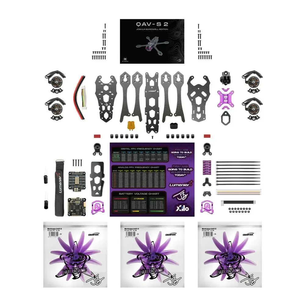 Lumenier Beginner DIY FPV Drone Kit - QAV-S 2 Joshua Bardwell SE 5”