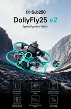 Sub250 DollyFly25 V2 HD O4 Pro GPS 2.5-inch 4S CineWhoop