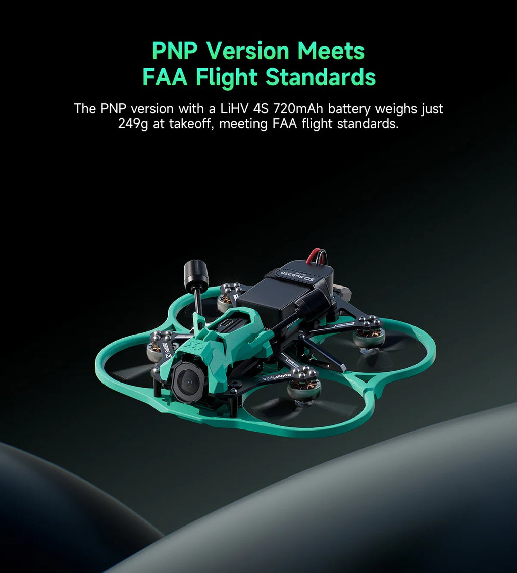 Sub250 DollyFly25 V2 HD O4 Pro GPS 2.5-inch 4S CineWhoop