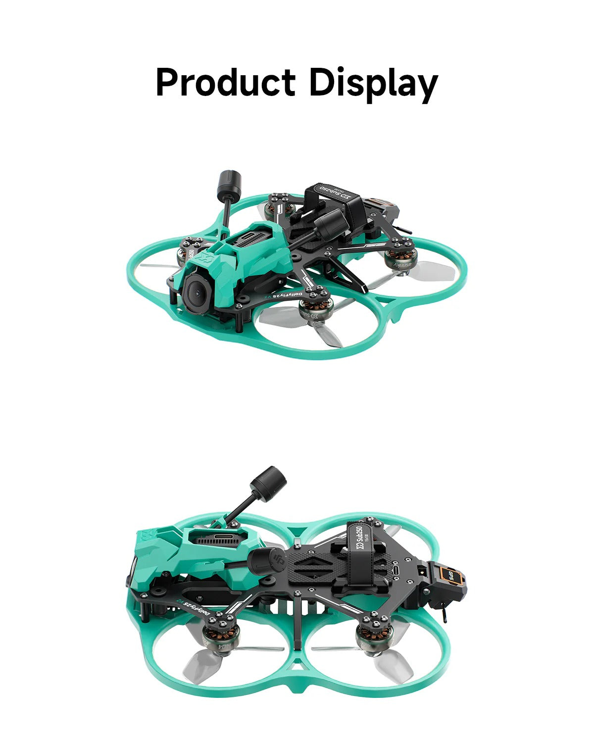 Sub250 DollyFly25 V2 HD O4 Pro GPS 2.5-inch 4S CineWhoop